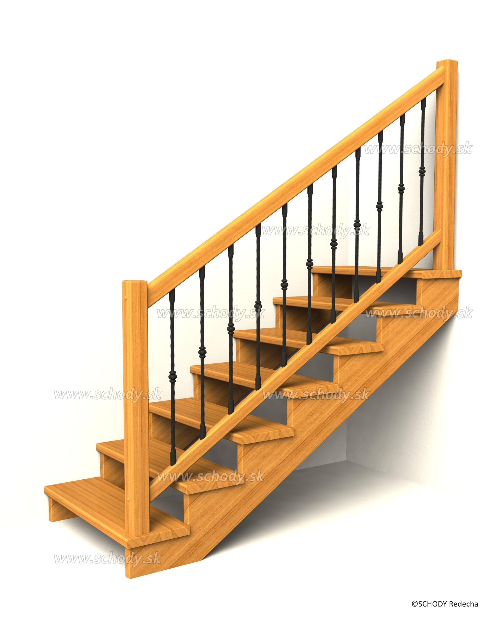 drevene schodiste schody IIsA3