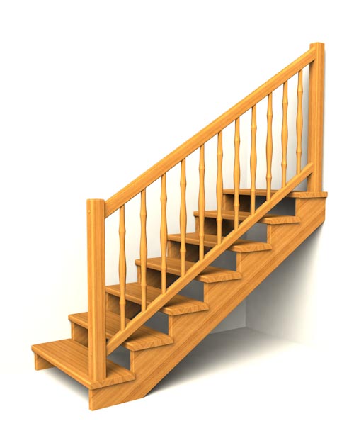 drevene schodiste schody IIA1