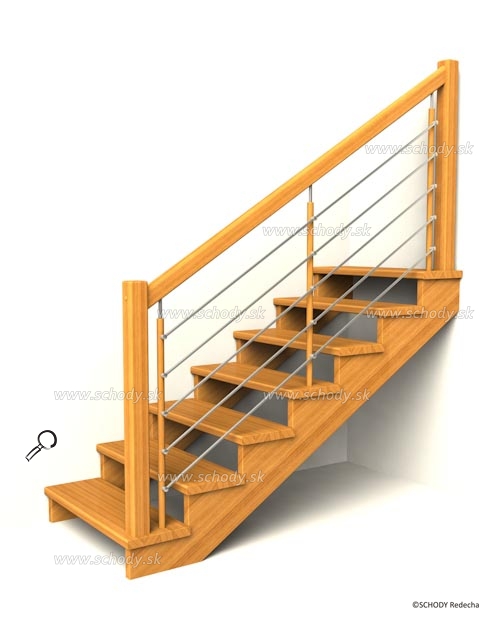drevene schodiste schody IIA5
